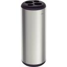 Lixeira Tramontina Perugia 31L Inox Tampa Porta Copos