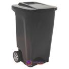 Lixeira Tramontina T-force 100 L Preta Com Rodas Tramontina