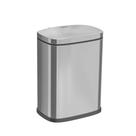 Lixeira Tramontina Tipo D em Aço Inox com Acabamento Scotch Brite 3 L