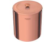 Lixeira tramontina útil 5l em aço inox com tampa rose gold 94540/053 Lixeira tramontina útil 5l em aço inox com tampa rose gold 94540/053