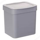 Lixeira Trium para Pia de Cozinha com 2,5 Litros com Tampa, Compacta em Plastico
