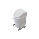 Lixeira Unitária Deslizante de Base Cinza com Estrutura Cromado 8717 Jomer Lixeira Unitária Deslizante de Base Cinza com Estrutura Cromado 8717 Jomer
