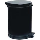 LixeiracomPedaleTampaPreta4,5LInox-Viel-Tecnolar