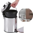 Lixeiras Cesto Com Alça De Lixo Com Pedal 3,5 e 12 Litros Inox Banheiro Cozinha Escritorio Reforçado
