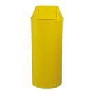 Lixeiras Com Tampa Vai-vem 22l Cor:Amarelo