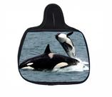 Lixo Car, Baleia Orca Material Neoprene 3MM Medidas 30x25CM