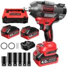 Llave de Impacto SundpeyPRO 21V Sin Escobillas 1500Nm Kit 2x4Ah