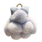 Llavero de Conejo de Peluche de Piel Sintética Suave 12cm Azul