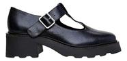 Loafer Carrano Mary Jane Tratorada Couro Preto 36 - 486033 Loafer Carrano Mary Jane Tratorada Couro Preto 36 - 486033