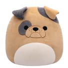 Loafer de pelúcia Squishmallows Brown Bulldog 50 cm Official Jazwares