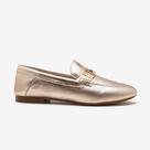 Loafer Feminino Sarah Couro Dourado Loafer Feminino Sarah Couro Dourado