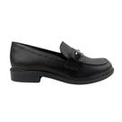 Loafer Feminino Via Marte 077-003-01 Preto