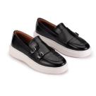 Loafer Masculino Mocassim Sapato Couro Fivela Casual Urbanzi