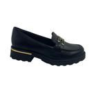Loafer Piccadilly Maxi Preto 735042 Sola Tratorada - Preto 39