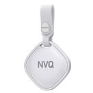 Localizador de chaves Bluetooth NVQ Silver White resistente à água
