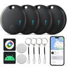 Localizador eletrônico Delumu Bluetooth Tracker, pacote com 4 unidades para Android