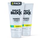 Loção antitranspirante SweatBlock Clinical Strength, pacote com 2 unidades
