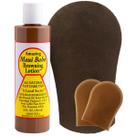 Loção bronzeadora Maui Babe Browning 240 mL com luvas de bronzeamento