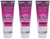 LOÇÃO COLAGENO E ELASTINA CORPORAL COLLAGEN 240gr DEMAZON KIT 03 UND