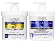 Loção corporal Advanced Clinicals Retinol + 10% de ácido glicólico
