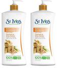 Loção corporal de aveia e manteiga de karité St. Ives, pacote de 620 ml com 2