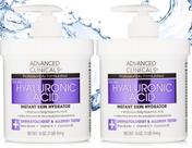 Loção corporal e hidratante facial Advanced Clinicals Ácido hialurônico