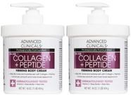 Loção corporal e hidratante facial Advanced Clinicals Collagen