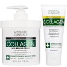 Loção corporal hidratante e creme facial Advanced Clinicals