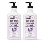 Loção corporal J.R. Watkins, hidratante diária, lavanda, 532 ml, 2 unidades