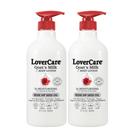 Loção corporal Lovercare Leite de cabra para pele seca, pacote de 800 ml com 2