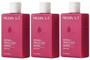 Loção corporal Medix 5.5, hidratante firmador de retinol, 90 ml, pacote com 3 Loção corporal Medix 5.5, hidratante firmador de retinol, 90 ml, pacote com 3