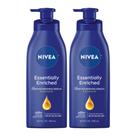Loção Corporal NIVEA Essencialmente Enriquecida (500ml x 2) - Para Pele Seca