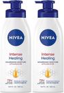 Loção Corporal NIVEA Intense Healing - Hidratação 72h (500mL x 2) Loção Corporal NIVEA Intense Healing - Hidratação 72h (500mL x 2)