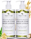 Loção corporal Tree to Tub com manteiga de karité sem perfume para pele seca