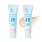 Loção de proteção solar Defense SPF 50+ para rosto, 2 unidades em tamanho de viagem
