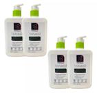 LOÇÃO HIDRATANTE PELES SENSIVEIS NATUPHIL 500ml NATUFLORES Kit 4un