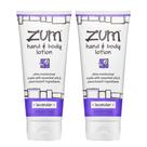 Loção para mãos e corpo Zum Indigo Wild Lavender Scent 180 ml, 2 unidades