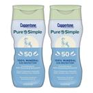 Loção Protetor Solar Coppertone Pure & Simple FPS 50 - Kit com 2 Unidades (177ml cada)
