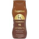 Loção Protetor Solar Coppertone Tanning SPF 15 - 240ml - Resistente à Água
