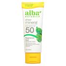 Loção Protetora Solar Alba Botanica Sheer Mineral SPF 50 90mL