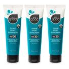 Loção protetora solar All Good Travel-Size Sport SPF 30+ 30ml, pacote com 3