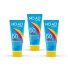 Loção Protetora Solar NO-AD KIDS SPF 50 90ml Pacote com 3 Loção Protetora Solar NO-AD KIDS SPF 50 90ml Pacote com 3