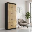 Locker Armário Guarda Volumes 0,60m x 1,60m 8 Portas com Chave