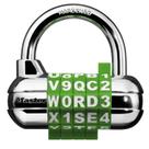 Locker Lock Master Lock 1534D Defina sua própria combinação de palavras