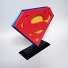 Logo 3d superman+suporte Logo 3d superman+suporte