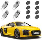 Logotipo de boas-vindas do projetor de luz de porta de carro JAZZIO LED para Audi