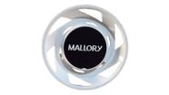 Logotipo Emblema Da Grade Frontal Ventilador Mallory Branco