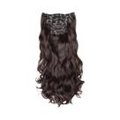 Loira Preta 24 Polegadas Longas Extensões De Cabelo Sintético Reto 16 Clipes Resistente Ao Calor Uso Loira Preta 24 Polegadas Longas Extensões De Cabelo Sintético Reto 16 Clipes Resistente Ao Calor Uso