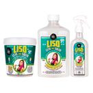 Lola Cosmetics Liso Leve and Solto Kit - Shampoo + Máscara + Spray Lola Cosmetics Liso Leve and Solto Kit - Shampoo + Máscara + Spray