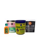 Lola Cronograma Masc Argan Oil + Dream Cream + Densidade + Pinga! Óleo Cenoura e Oliva 50ml